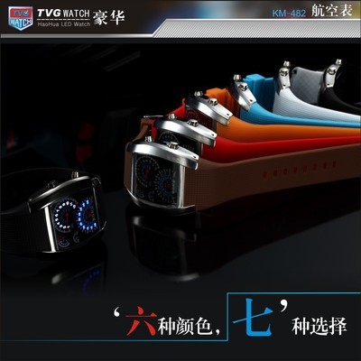 工厂批发塑料LED运动手表 优质价格，触屏新体验